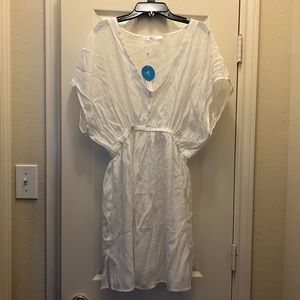 NWT White Cupshe beach swimsuit coverup dress